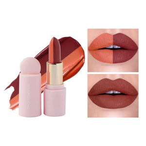 Pastel Pink Velvet Splicing Lipstick